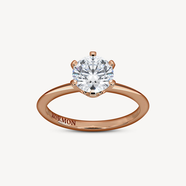 Refined Grace Round - Rose Gold